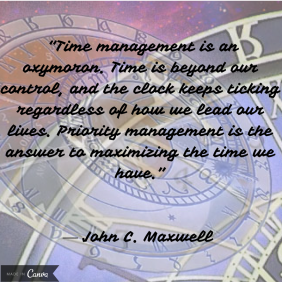 time management quote
